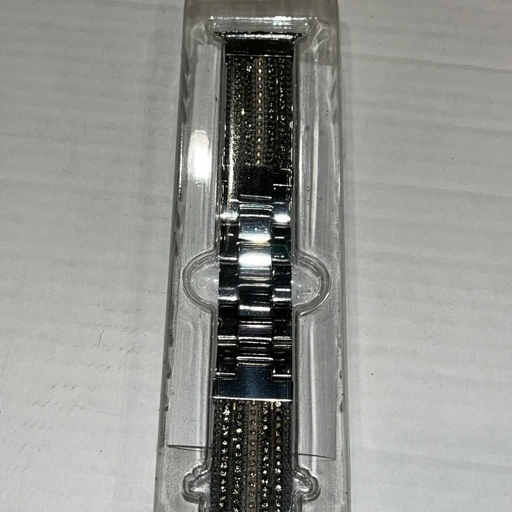 Apple Watch Band By Posh Tech Silver Gold Jewel replacement band for Apple Watch